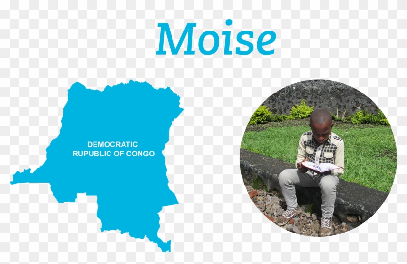 When Moise Was 10 Years Old He Escaped A Rebel Group - Democratic Republic Of The Congo Silhouette Clipart #4050696