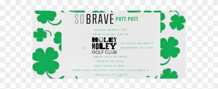 So Brave Putt Putt - Shamrock Clipart #4051412