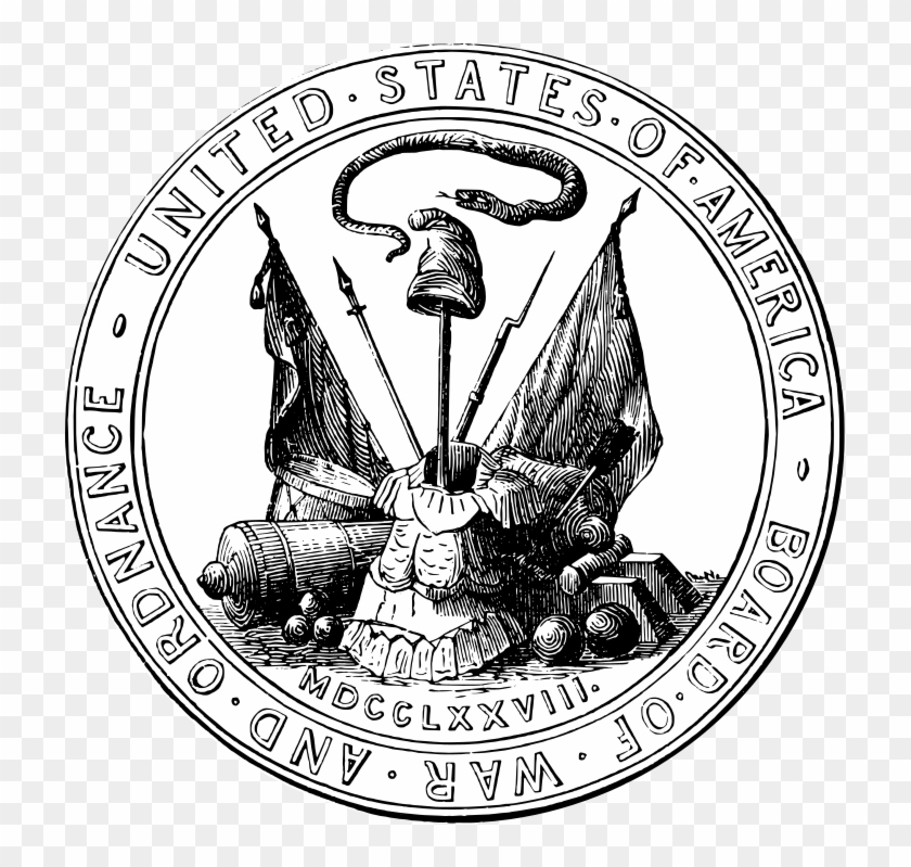 Seal Of The United States Board Of War And Ordnance - Department Of War Clipart