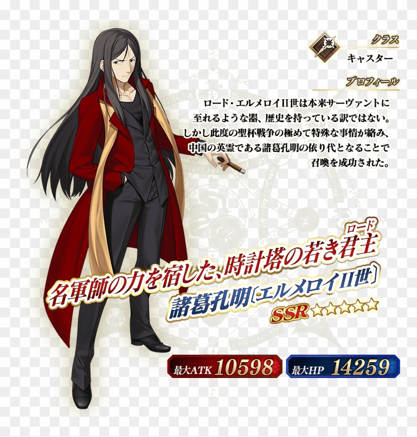 Zhuge Liang [el-melloi Ii] - Fgo Sanzou Clipart