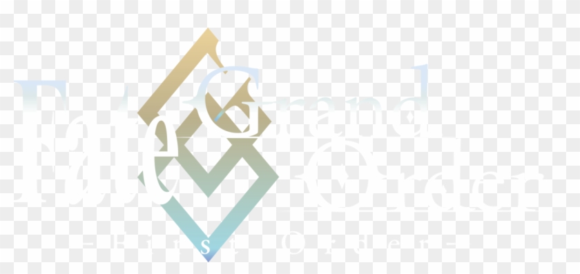 Fate/grand Order First Order - Logo Png Fate Grand Order Clipart