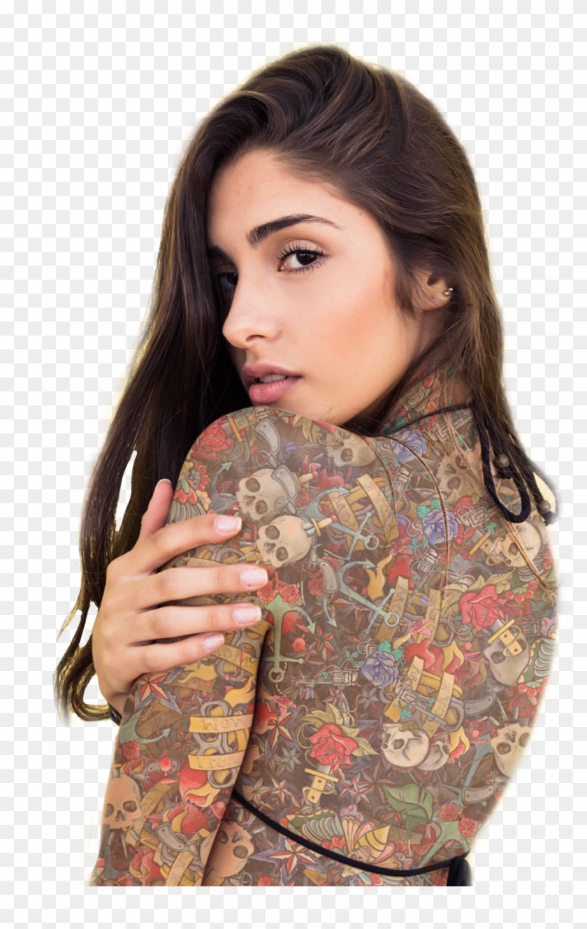 #tattoo #girl #kellydawn #freetoedit - Girl Clipart #4052392
