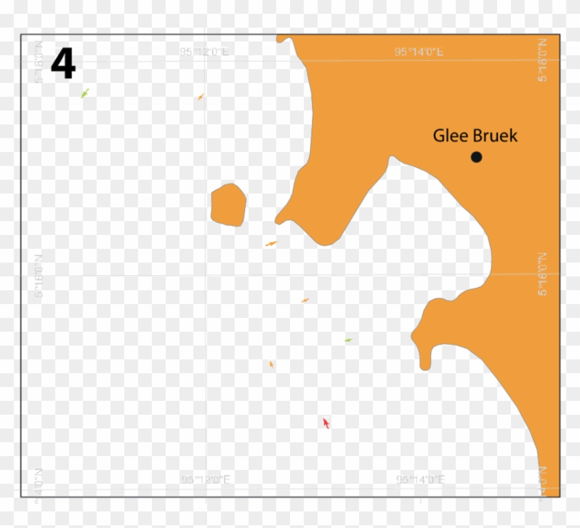 Ocean Currents Observed Offshore Of Glee Bruek By Fishermen - Map Clipart #4052481