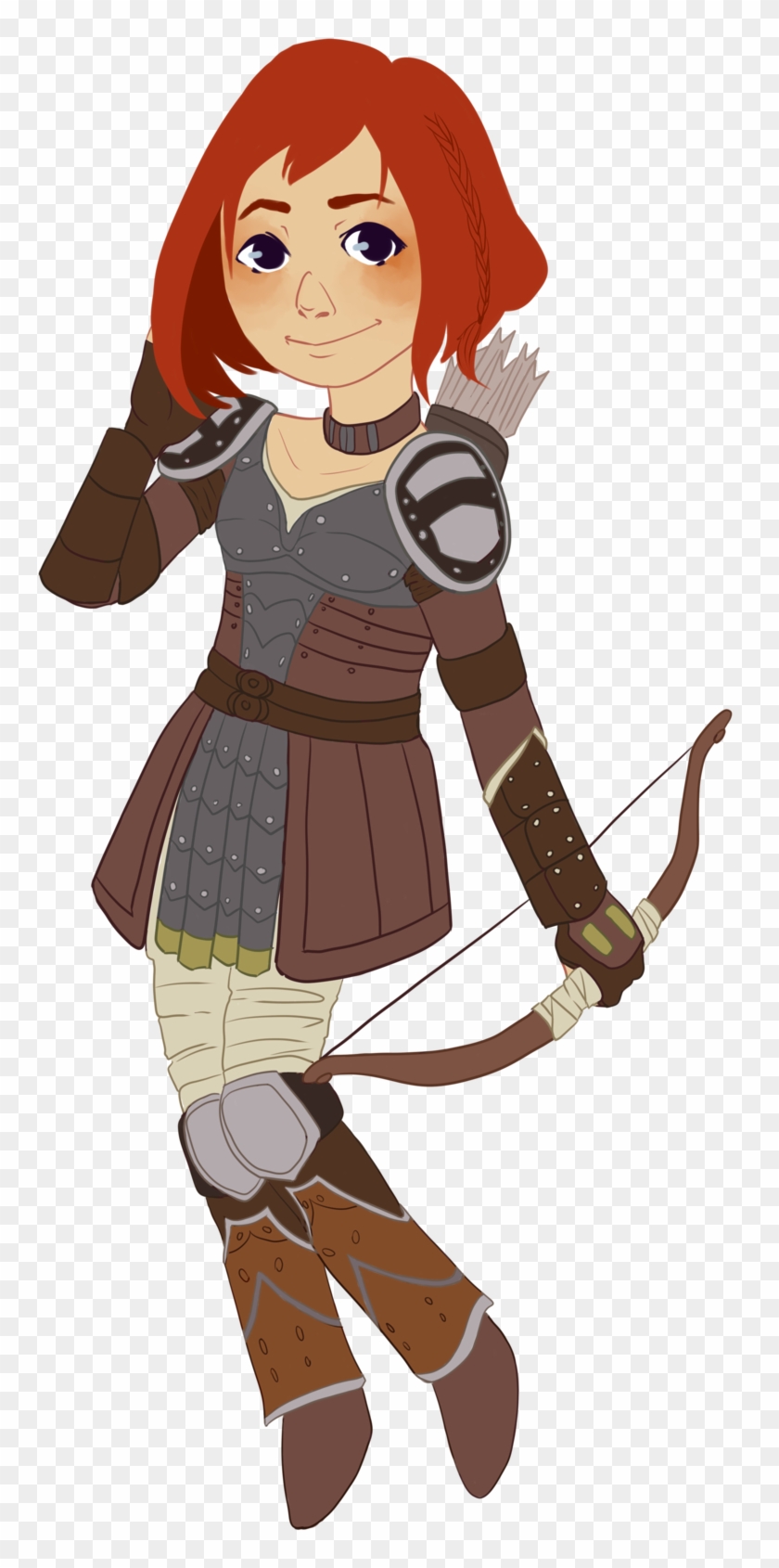 Leliana From Dragon Age - Cartoon Clipart #4052483