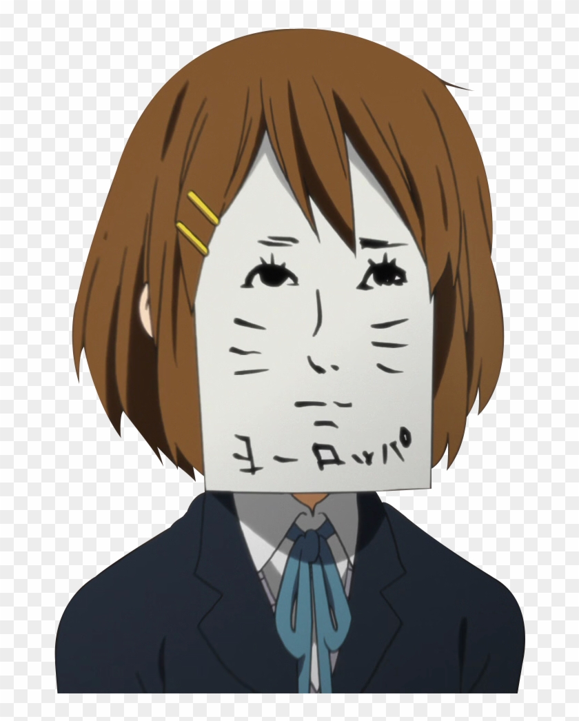 Acá Les Dejo El Pack De Imágenes De Yui De K-on - K On Yui Funny Clipart