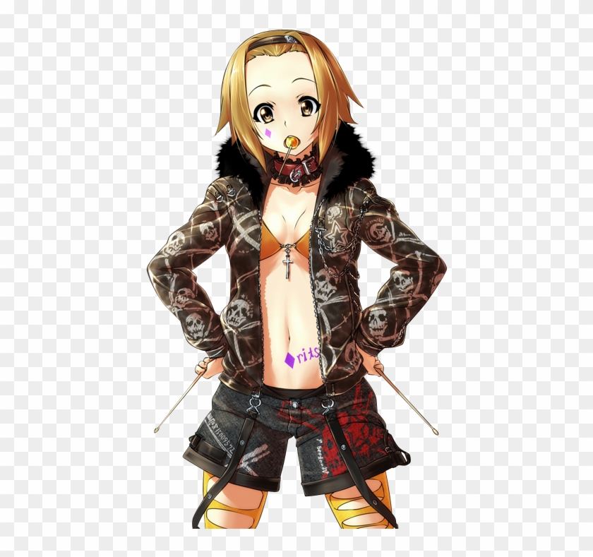 Tsumugi Kotobuki Ritsu Tainaka Human Hair Color - K On Ritsu Clipart