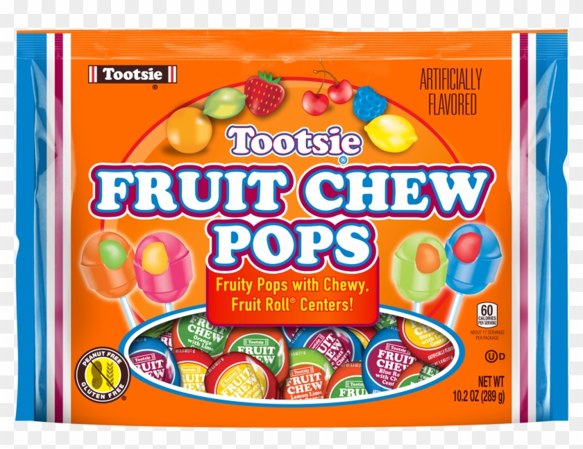 Tootsie Roll Fruit Chew Pops Clipart #4052960