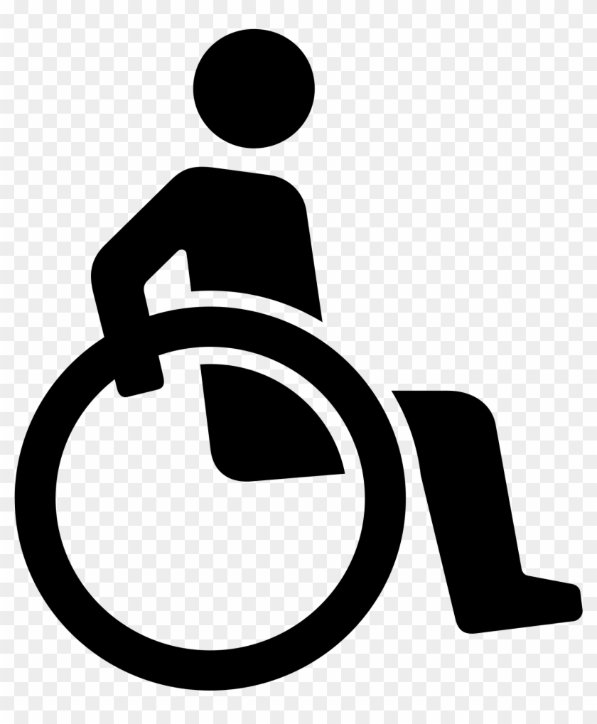 Silla De Ruedas Vector , Png Download - Silla Ruedas Png Clipart