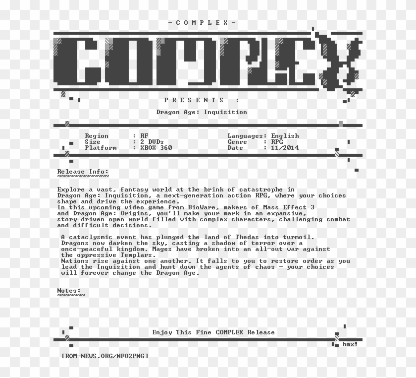 Dragon - Age - Inquisition - Xbox360-complex - - Playstation 4 Clipart #4053319