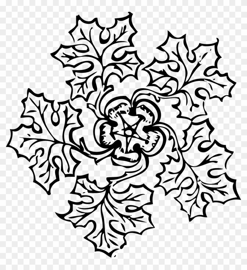 Decorations Leaf Floral Pattern Png Image - Chinese Zodiac Boar Tattoo Design Clipart