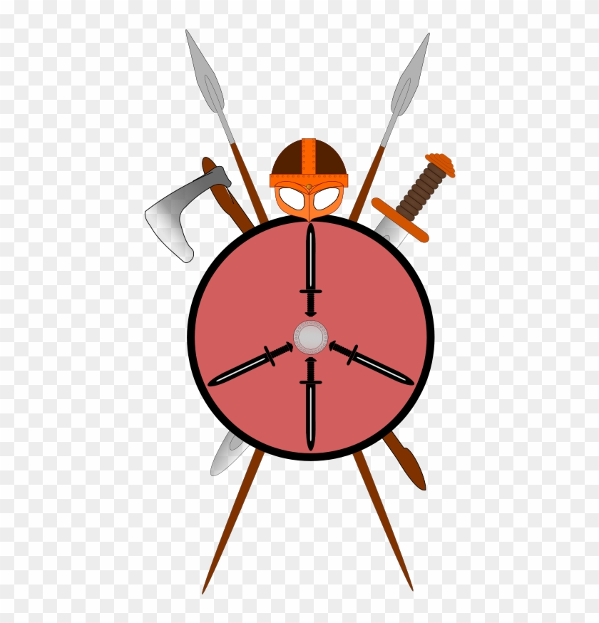 Free Clipart Zip Inkscapeforum - Shield Spear And Sword Png Transparent Png #4053476
