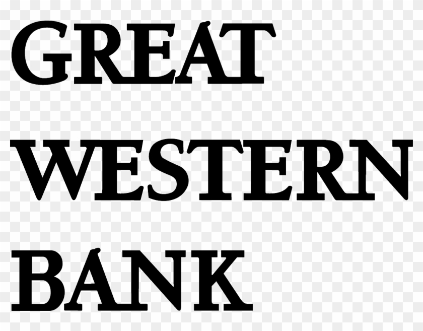 Great Western 1 Vector - Great Western Bank Clipart #4053564