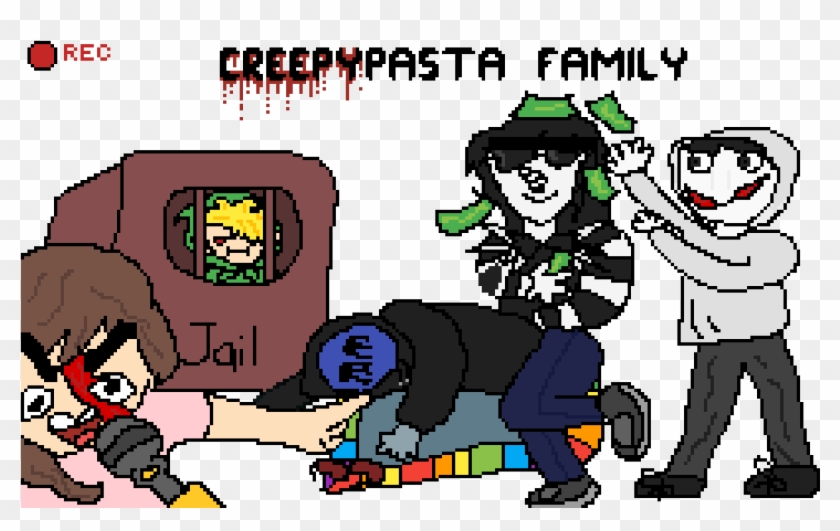 The Creepypasta Family By Creepy-pasta - Cartoon Clipart