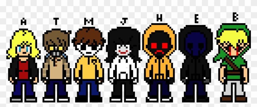 Creepypasta - Creepypasta Pixel Art Clipart