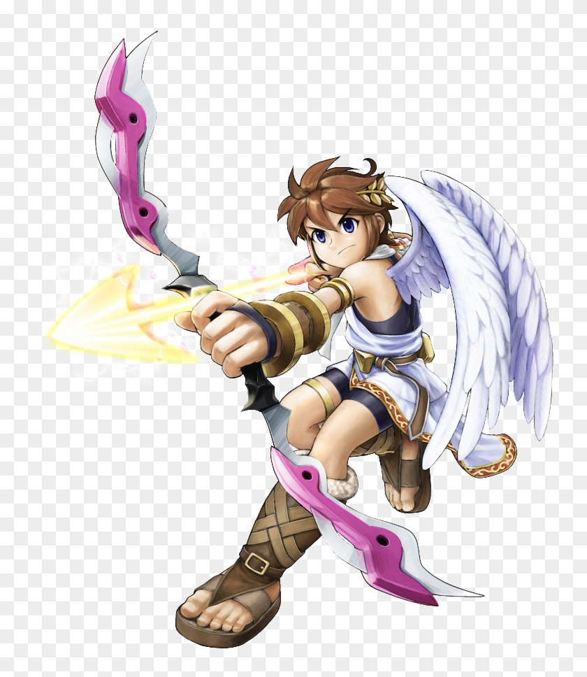All Of The Art From Nintendo's Press Kit - Kid Icarus Uprising Pit Bow Clipart #4054096