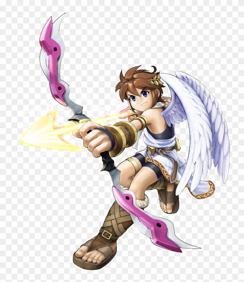 All Of The Art From Nintendo's Press Kit - Kid Icarus Uprising Pit Bow Clipart