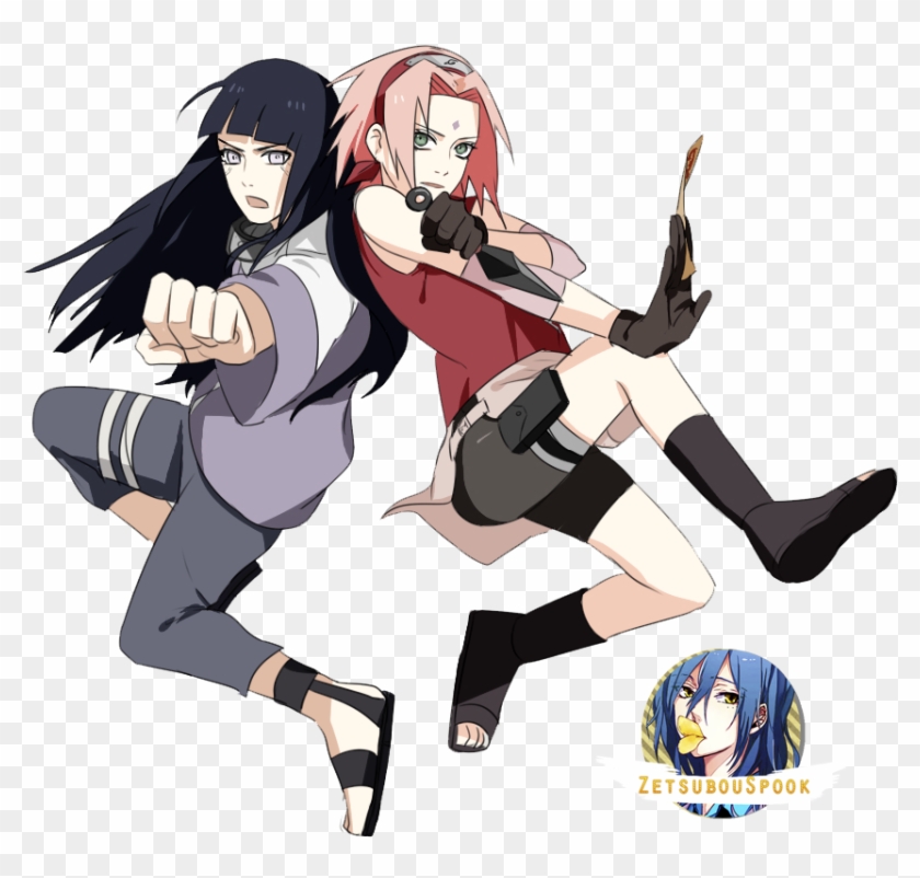 Hinata Transparent Sakura Picture Royalty Free Library - Sakura And Hinata The Last Clipart #4054097