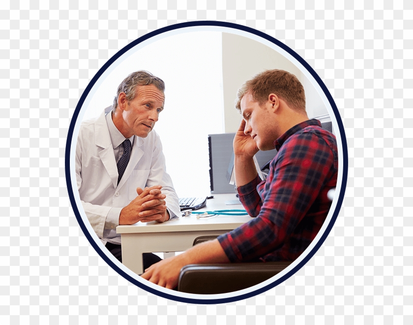 How Do You Know What Doctor To See - Patient And Doctor Depression Clipart #4054166