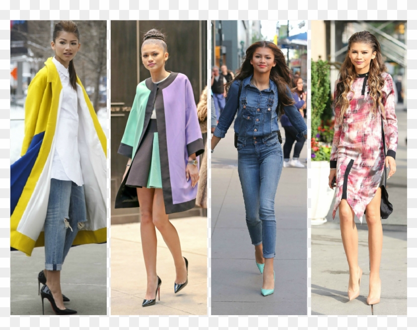 Una De Nuestras Fashion Victims Preferidas Nos Enseña - Estilo De Zendaya Coleman Clipart