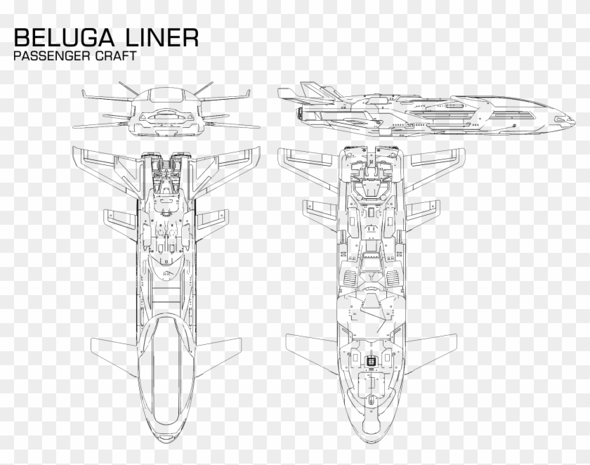 Saud Kruger Beluga Liner From Elite - Elite Dangerous Beluga Size Clipart