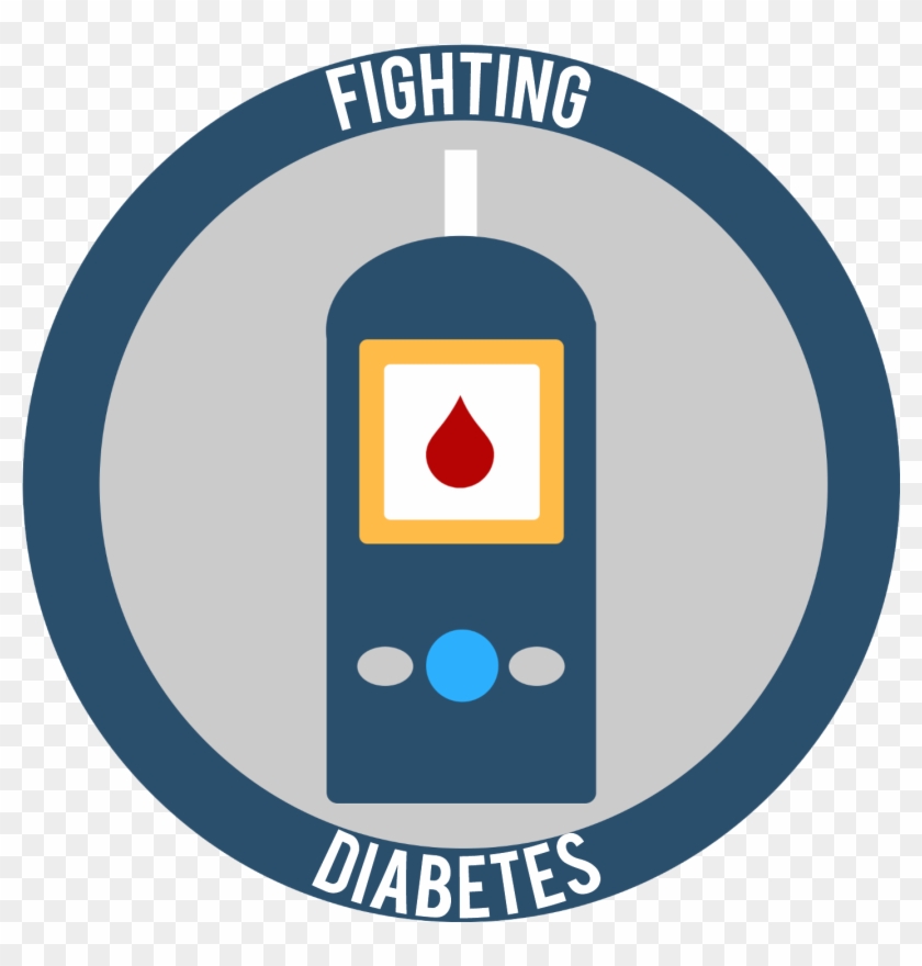 Fighting Diabetes Logo - Circle Clipart #4054607