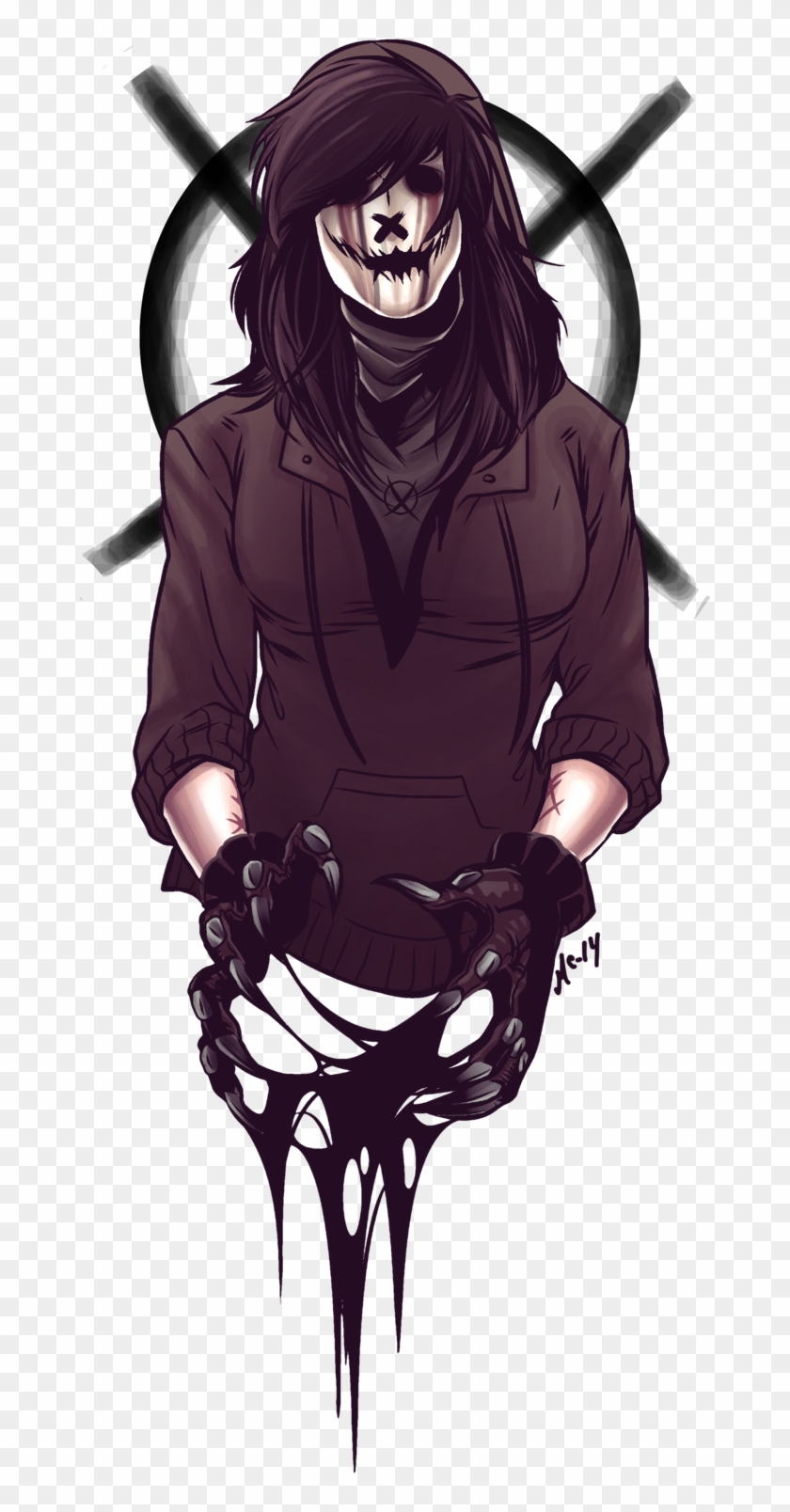 Chicos Jeff The Killer, Bahia, Scare Crow, Scp, Creepypasta - Rouge Creepypasta Clipart