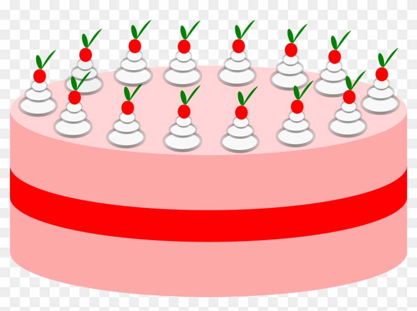 Vector Graphics,free Pictures, Free Photos, - Cake Red Graphics Clipart #4055008