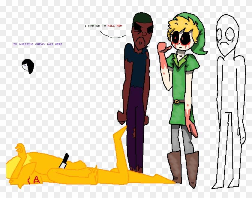 Creepypasta Murder Collab - Drawing Clipart