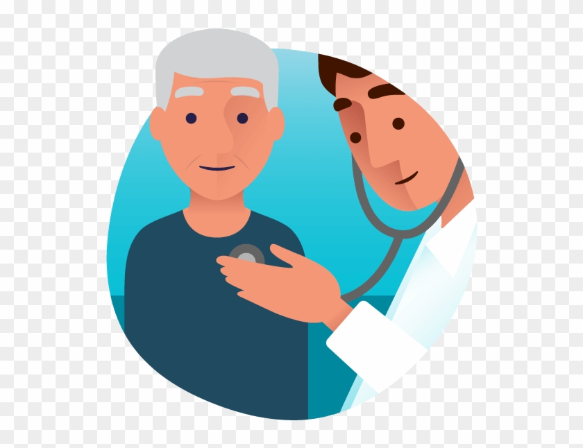 The Same Doctor Cares For Your Cold And Your Cholesterol - Child At Doctors Transparent Clipart #4055206