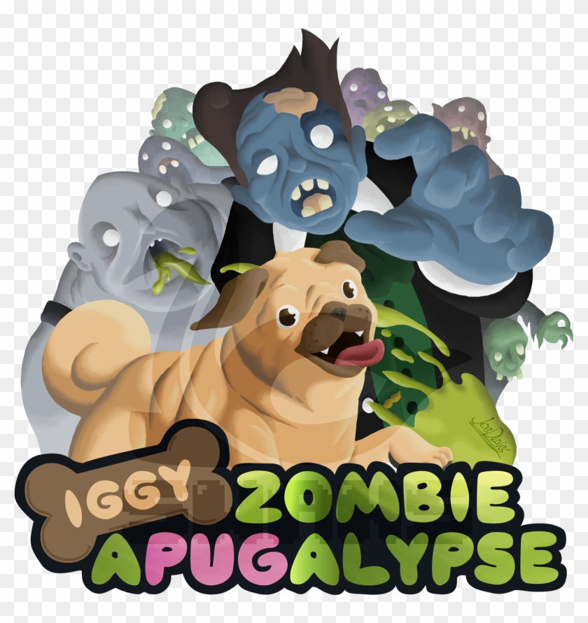 A Mansion Filled With Zombies - Cartoon Clipart