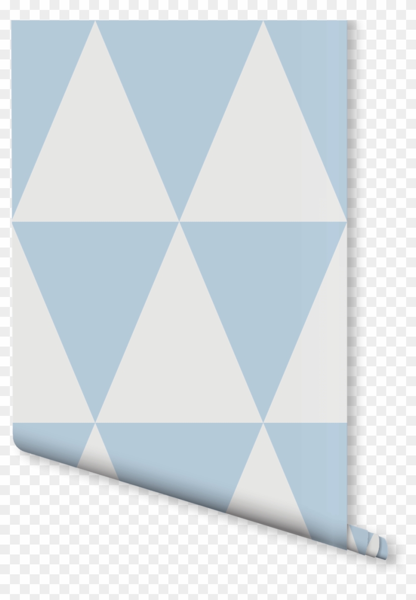 This Geometric Wallpaper Design Features Large Scale - Triangle Clipart #4055773