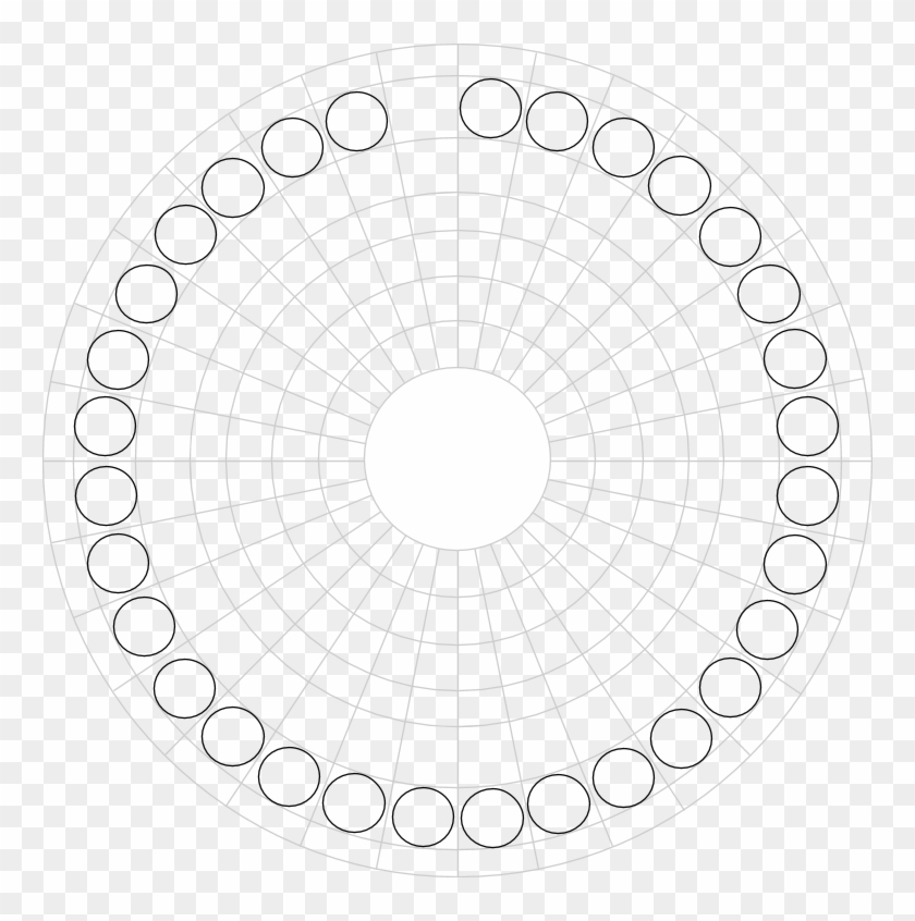 Nature Journal Month In A Circle - American Metalcraft Clipart