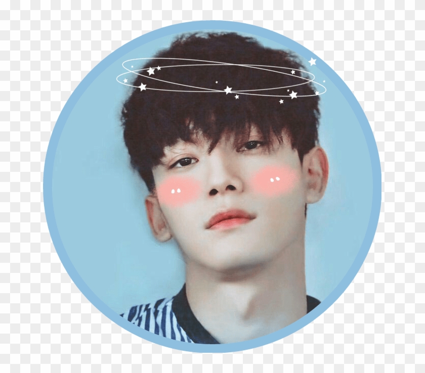 Exo Blue Cute Chen - Exo Chen Most Handsome Clipart #4056856