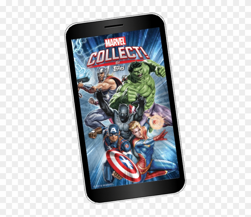 With This New App, Topps Brings All The Fun And Excitement - Marvel Heroes 2015 Clipart