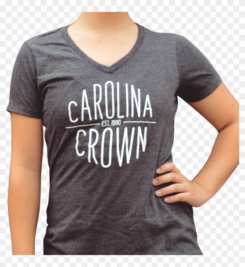Ladies Sketch V-neck Tee - Active Shirt Clipart