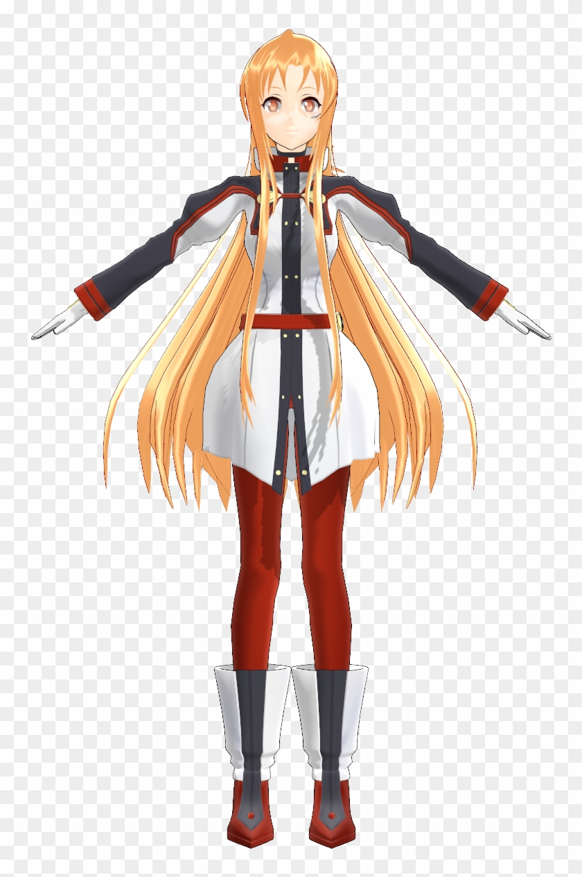 Asuna Transparent Model - Illustration Clipart