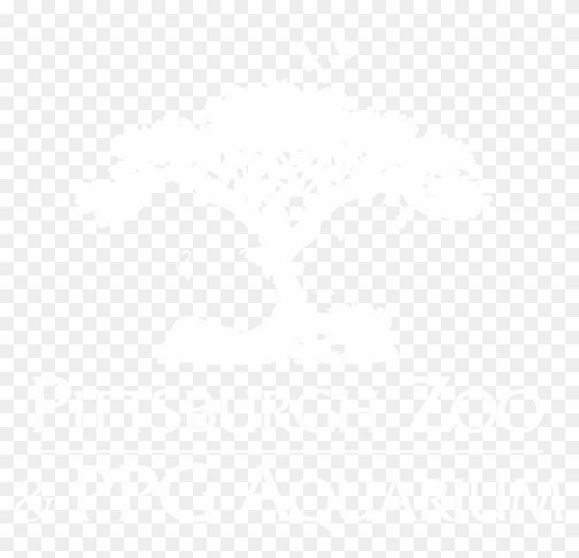 Pittsburgh Zoo Ppg - Pittsburgh Zoo Logo White Clipart #4057360