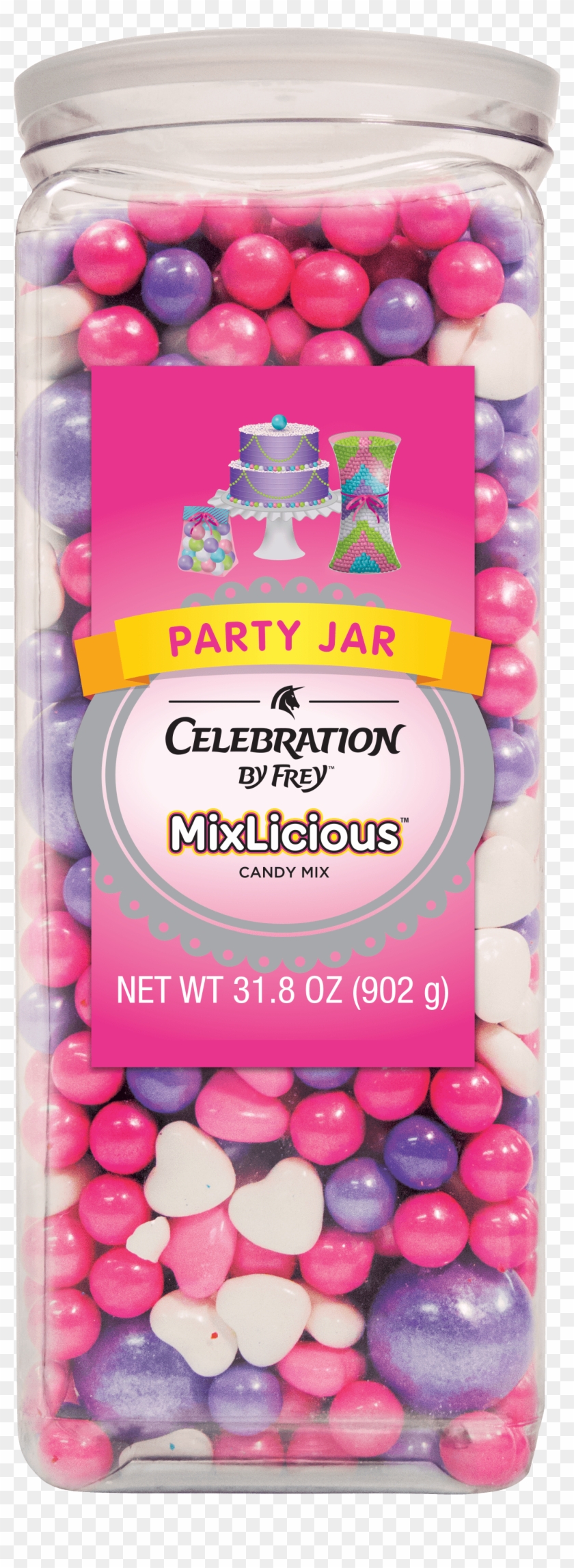 Mixlicious™ Bedazzle Party Jar - Mixlicious Gum & Candy Mix Clipart