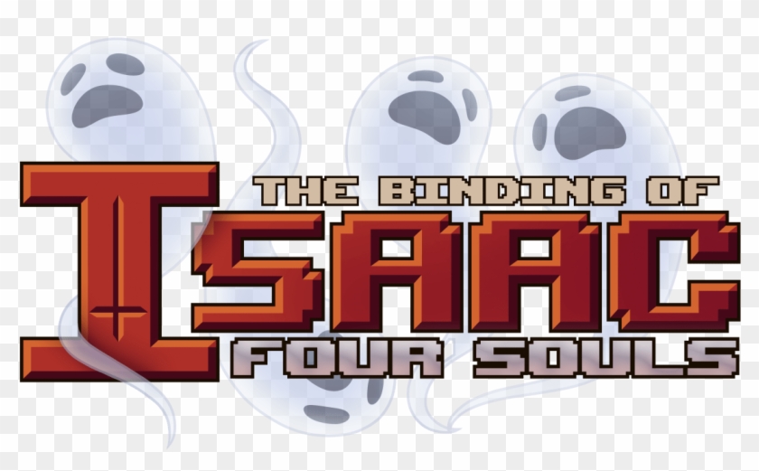 The Binding Of Issac Card Game Coming Soon - Binding Of Isaac Four Souls Logo Clipart #4057786