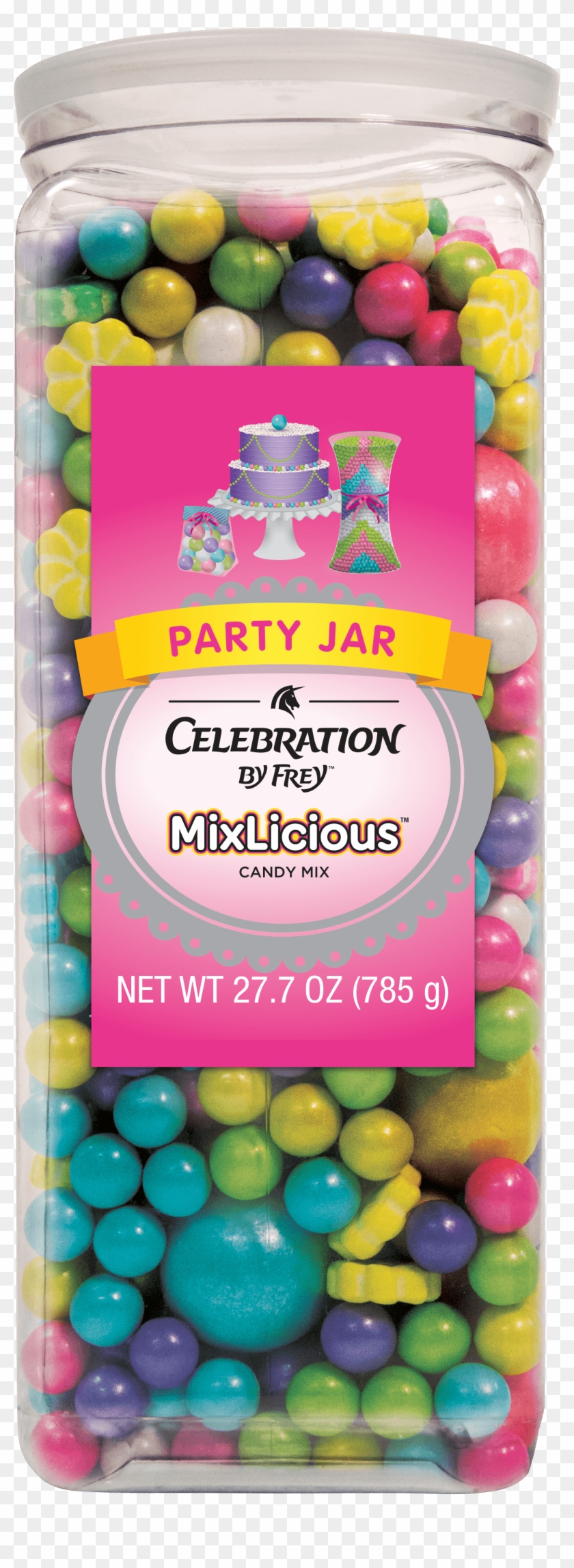 Mixlicious™ Spring Mix Party Jar - Mixlicious Gum & Candy Mix Clipart