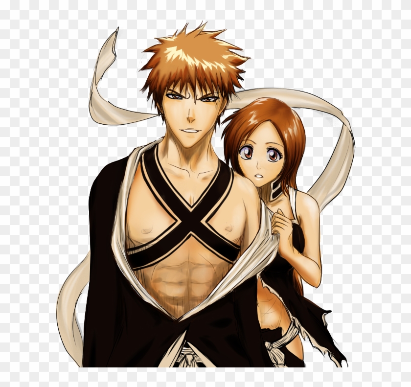 Daily Anime Art - Ichigo And Orihime Children Clipart