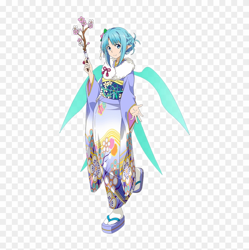 View Fullsize Asuna Image - Asuna Alo Kimono Clipart #4057987