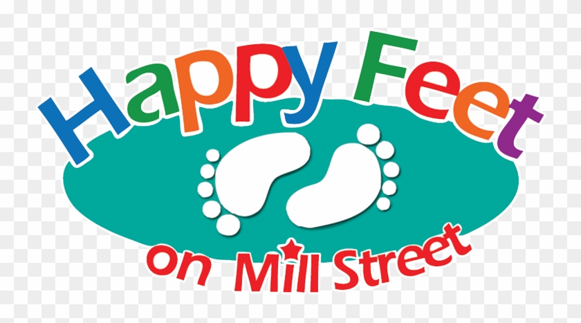 Happy Feet Childcare - Graphic Design Clipart #4058240