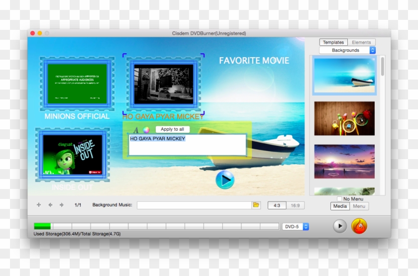 It Would Lead You Enter Into Menu Window, You Can Make - Idvd Mac Os Sierra Clipart