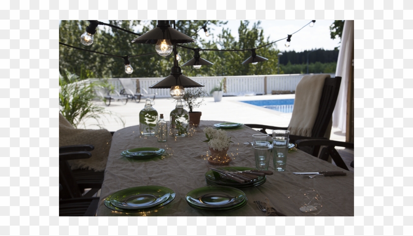 Light Chain Dew Drop Outdoor - Kitchen & Dining Room Table Clipart