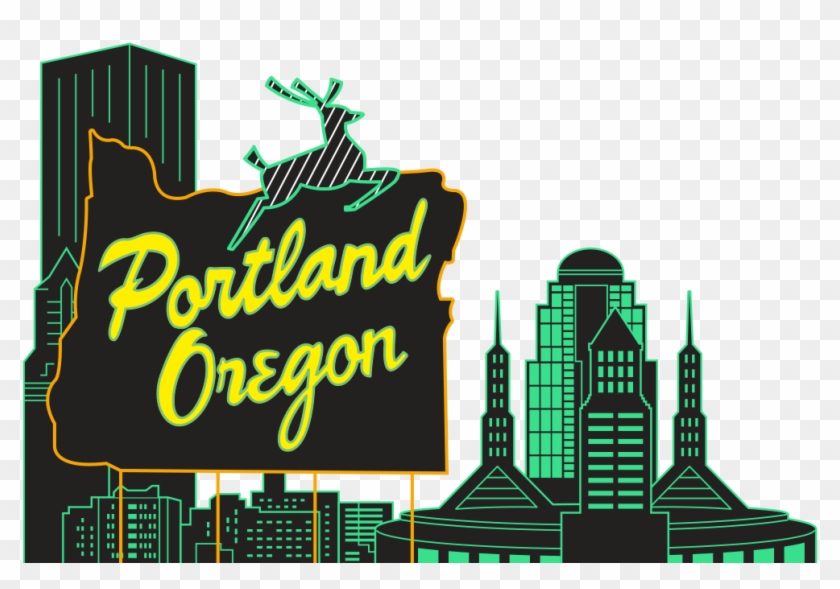 Conf Will Take Place On The 6th Floor At The Nines - Made In Oregon Sign Clipart #4059010