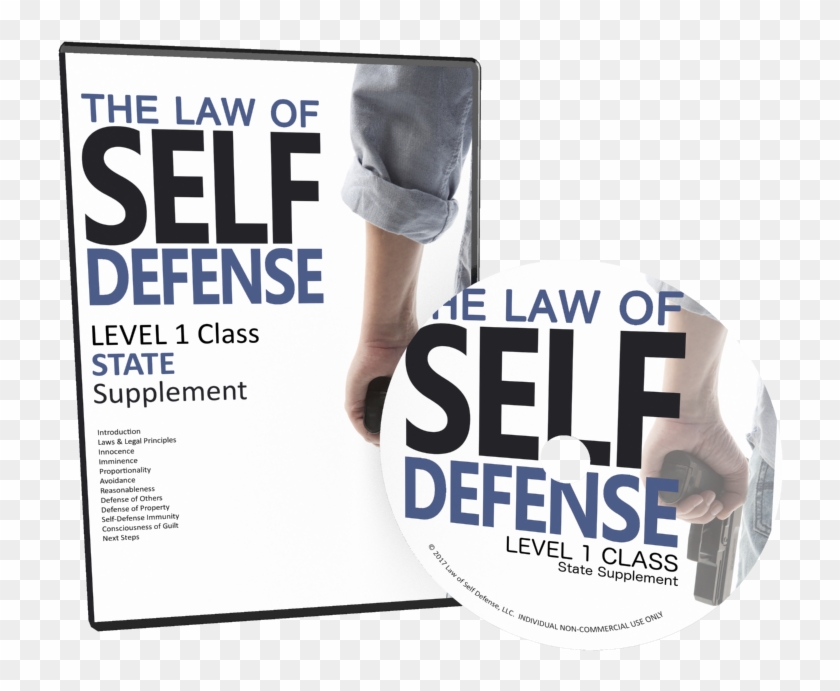 Law Of Self Defense Level 1 State Supplement Dvd - Poster Clipart