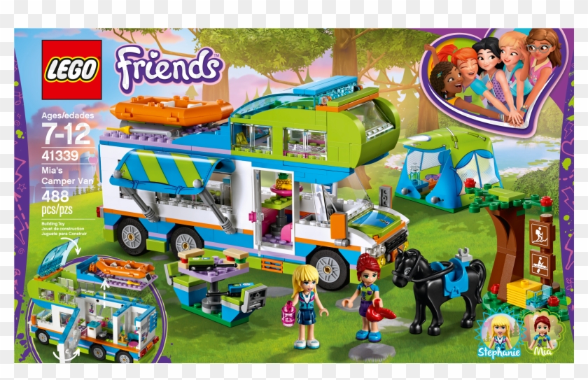 Lego Friends Mia's Camper Van - Lego Friends Clipart