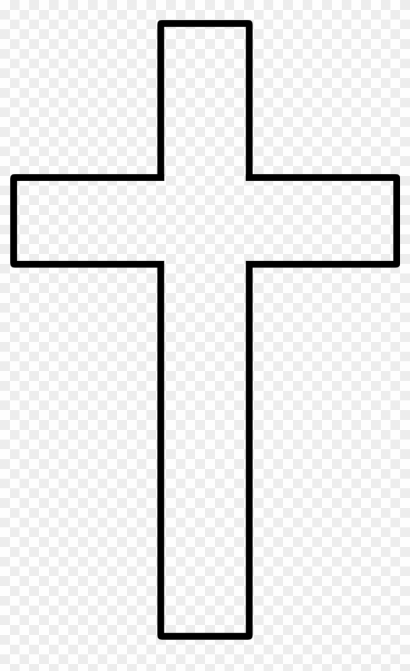 White Cross Transparent Background , Png Download - White Cross With Transparent Background Clipart