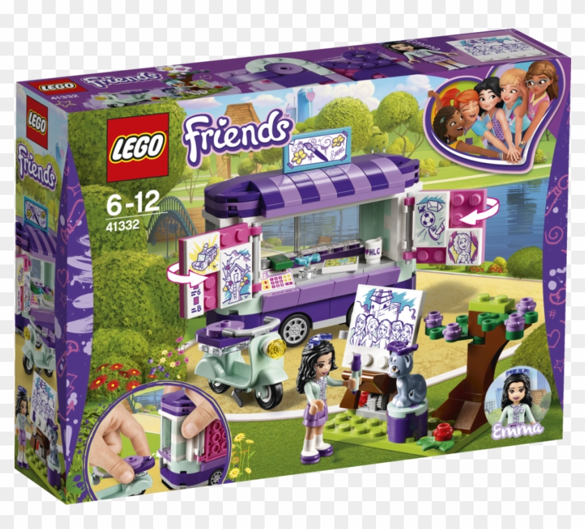 Lego Friends Emmas Art Stand Clipart